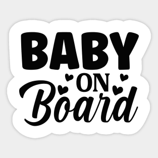 baby on board Sticker